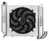 65-68 Corvette Small Block Aluminum Radiator 16 Inch Fan Kit Cold Case Radiators